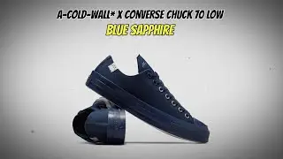 A-COLD-WALL* x Converse Chuck 70 Low Blue Sapphire
