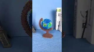 Artkal Beads 3D Globe Artwork 🌎 #artkalbeads #artkal #globe #diycrafts #relax