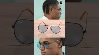 #ResistEyewear | Night Vision Black Blue Aviator Sunglasses for Men and Women