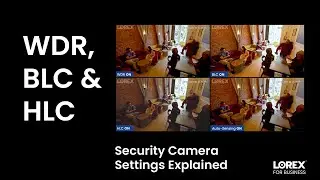Lorex Pro Guide: Understanding Light Exposure Modes | WDR, BLC & HLC for Clearer Business Footage