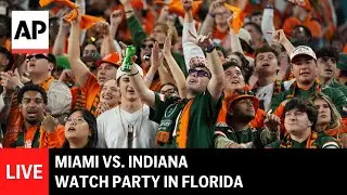 Miami vs Indiana: LIVE watch party in Florida of college football championship