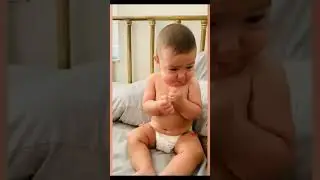 Naughty baby mischief and Laughing cute#baby #short