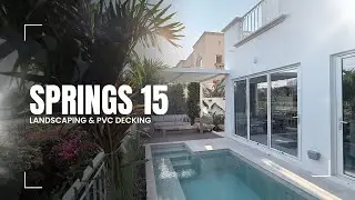 Landscaping & PVC Decking Project @Springs15 | Dubai | KCJ Interiors & Exteriors