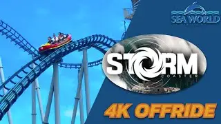 Storm Coaster 4K Off-Ride Footage | Copyright Free | Sea World Mack Water Coaster