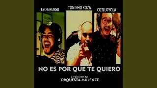 No Es por Que Te Quiero