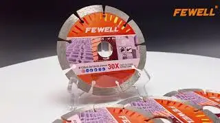 Hot press 5inch segmented diamond saw blade  for cutting concrete, granite, general purpose
