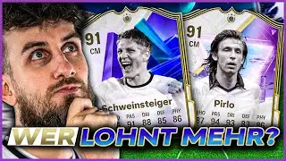 FC 25: Wer lohnt sich❓91 Icon SCHWEINSTEIGER oder 91 FS Icon PIRLO? | Ultimate Team