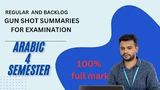 Arabic Summaries| semester-4| Important Summaries explanation in simple language for all streams||