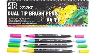 Wow.!! So many colours in budget || from #Amazon.com || Unboxing newly bought pens #brushcalligraphy