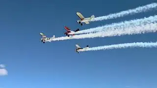 Smoke over the desert