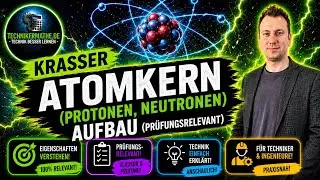 Atomkern [ Aufbau einfach verstehen] 🟢 Werkstofftechnik optimal f&uuml;r Techniker, Meister & Azubis 2020