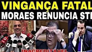 GL&Oacute;RIA A DEUS! FINALMENTE! MORAES ABANDONA STF PRESS&Atilde;O DEU MUITO CERTO BOLSONARO COMEMORA URGENTE 