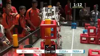 2015 VRC-MS Spir Q156 -  (83 7131A) 74-Spirit Div-VRC Middle School-VEX Worlds 2015
