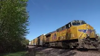 The Union Pacific Across Iowa! Fulton to Tama 2023 May 3rd