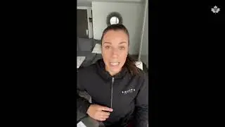 Sharon Fichman shares her quarantine fitness routine + 