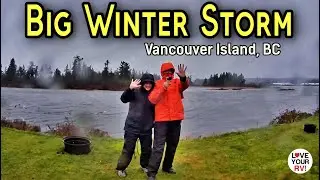 Big Winter Storm Footage - Vancouver Island, BC (Jan 5th 2021)