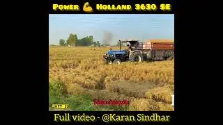 New Holland 3630SE💪||Tralla🔥||#farmer #jatt #farmersprotest #jattlife #tractor #farm #shorts #tochan