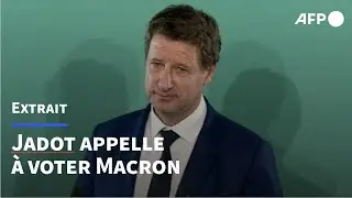 Pr&eacute;sidentielle 2022: Jadot appelle &agrave; voter Macron | AFP Extrait