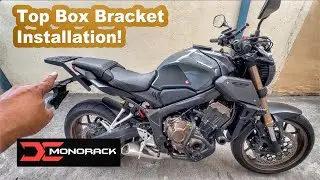 Top Box Bracket for Honda CB650r Installation | DC Monorack