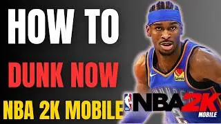 How to Dunk in NBA 2K Mobile | Easy 2025 Guide