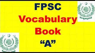 FPSC vocabulary book with 