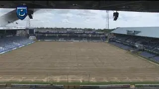 TIMELAPSE: Fratton Park turf removed