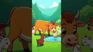 The Kind Cow 🐄 | A Beautiful Moral Story for Kids | English Cartoon Story