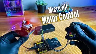 How to control a DC motor using the Micro:bit board | Motor controlling with Micro:bit #microbit