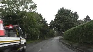 Driving On The B4503 From Leigh Sinton To Malvern, Worcestershire, UK 25th August 2020