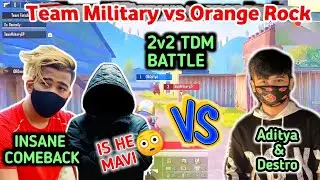 Scout military op vs OR aditya destro 2v2 Tdm | Novaking tdm tournament | Team scout insane comeback