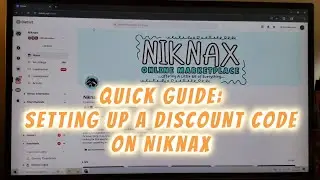 How to setup NIKNAX STORE DISCOUNT