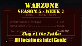 Warzone Season 5 - Week 7 - Sins of the Father All Intel locations guide