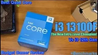 Intel Core i3 13100F Review VS i3 12300 | Honest Review For Gamers | Benchmarks #intel13thgen