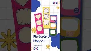 photostrip magnet #shorts #idejualan #diy #artcrea #photostrip #photobox #canva
