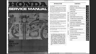 Honda CB-1 (400) (1989-1991) Service Workshop Repair Manual Download PDF