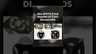 Star shapes found naturally in two diamonds. #diamond #discovery #science #news #rapport #gemstone