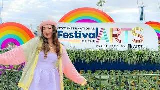 VLOG с открытия фестиваля искусств EPCOT 💜🌈✨