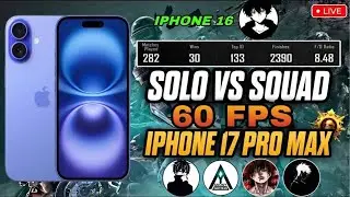 KYA AAJ 30 KILLS HO PAYENGE IPHONE 16 SUPER SMOOTH 60 FPS IN BGMI GAMEPLAY #bgmi