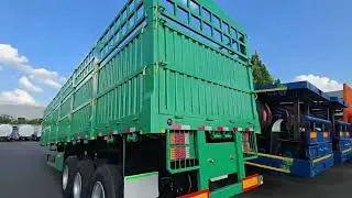 Three axle 40 foot standard side curtain semi-trailer