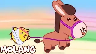 Balapan Kereta Kuda | Kartun Lucu Anak Anak | Molang Bahasa