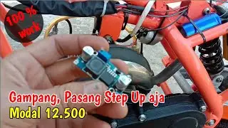 Pakai Step Up. Menaikan Tegangan Pengisian.