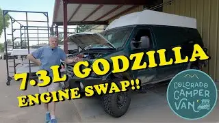 7.3L Godzilla Engine Swap!