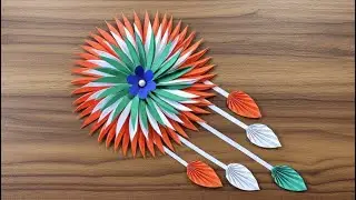 🇮🇳New ! Republic Day Wall Hanging Ideas / Paper Wall Hanging / A4 Paper Sheet / Paper Craft 