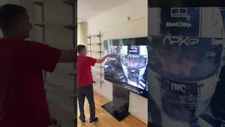 Installing a GIANT 98 INCH TCL TV on the Wall | Epic Unboxing & Mount