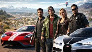 The NFS racing experience has moved to the world of Forza Horizon, featuring the Crew cars.