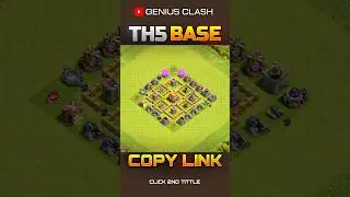 TH5 Best War Base Layout! #shorts