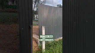 Roofing sheet fencing at all Kerala &hellip; cheapest and well protected&hellip;