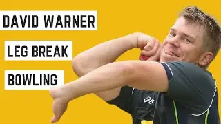 Watch David Warner's Leg Break bowling | similar to Shane Warne Bowling action