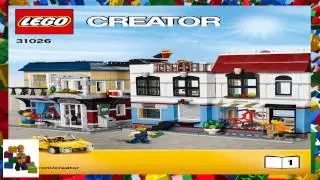 LEGO instructions - Creator - 31026 - Bike Shop & Cafe (Book 1)