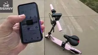 The Sigravy Electric Scooter APP is easy to use, has a beautiful interface and is fully functional.
